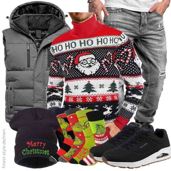 Top herren-Outfit im Finest-Trend-Style für ein selbstbewusstes Modegefühl mit tollen Produkten von Amaci&Sons,COOFANDY,Amaci&Sons,Ycaaeo,4sold,Skechers