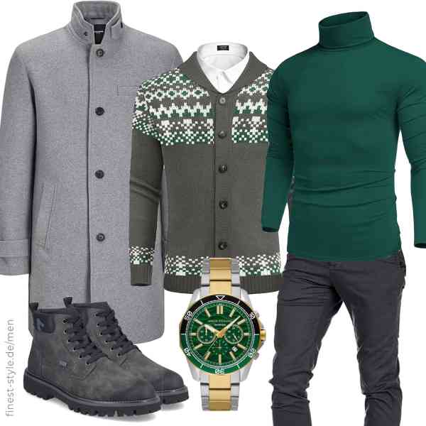 Top herren-Outfit im Finest-Trend-Style für ein selbstbewusstes Modegefühl mit tollen Produkten von COOFANDY,COOFANDY,Amaci&Sons,Armani Exchange,JACK & JONES,Rieker