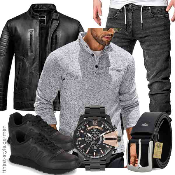 Top herren-Outfit im Finest-Trend-Style für ein selbstbewusstes Modegefühl mit tollen Produkten von Amaci&Sons,COOFANDY,Amaci&Sons,Diesel,LINDENMANN,New Balance