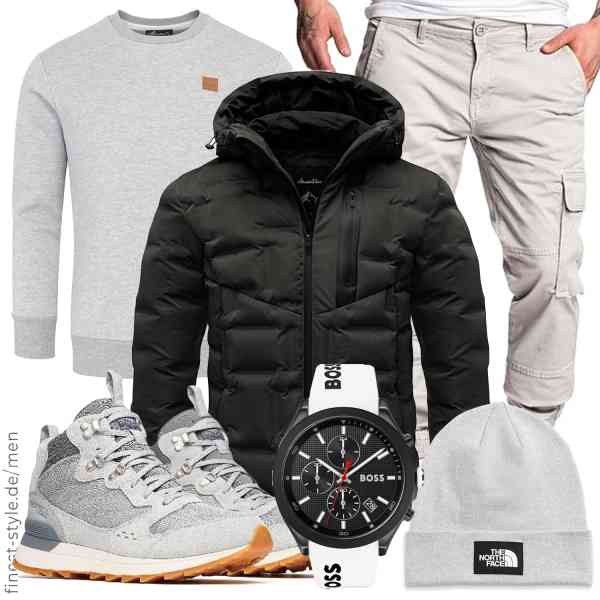 Top herren-Outfit im Finest-Trend-Style für ein selbstbewusstes Modegefühl mit tollen Produkten von Amaci&Sons,Amaci&Sons,REPUBLIX,BOSS,The North Face,Merrell