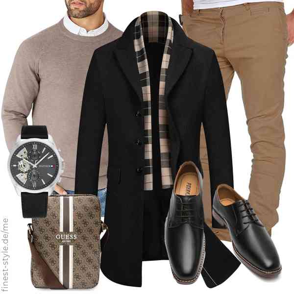 Top herren-Outfit im Finest-Trend-Style für ein selbstbewusstes Modegefühl mit tollen Produkten von COOFANDY,COOFANDY,Amaci&Sons,Tommy Hilfiger,GUESS,Poerkan