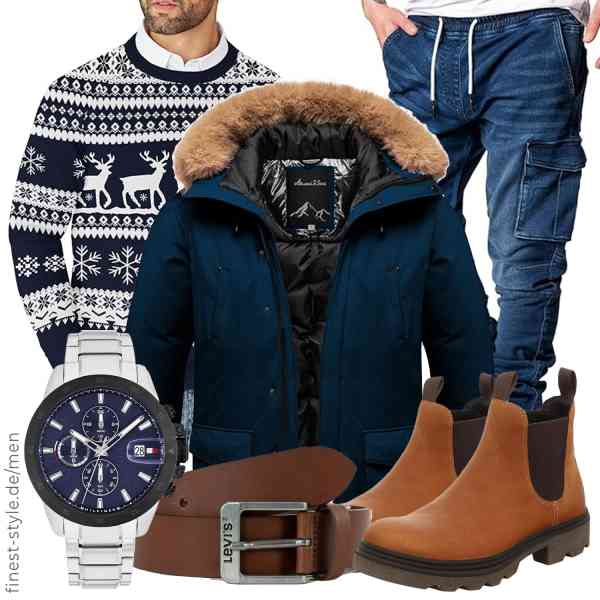 Top herren-Outfit im Finest-Trend-Style für ein selbstbewusstes Modegefühl mit tollen Produkten von ,COOFANDY,Amaci&Sons,Tommy Hilfiger,Levi\'s,ECCO