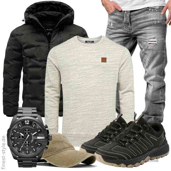 Top herren-Outfit im Finest-Trend-Style für ein selbstbewusstes Modegefühl mit tollen Produkten von Amaci&Sons,Amaci&Sons,Amaci&Sons,Diesel,AHLPO,Skechers
