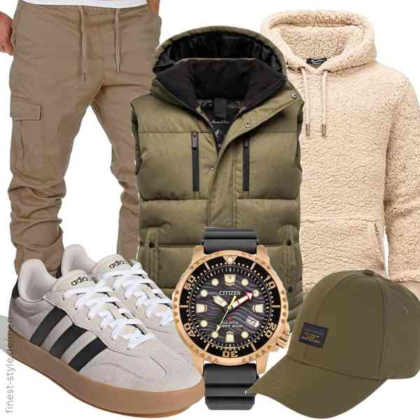 Top herren-Outfit im Finest-Trend-Style für ein selbstbewusstes Modegefühl mit tollen Produkten von Amaci&Sons,Amaci&Sons,Amaci&Sons,Citizen,camel active,adidas