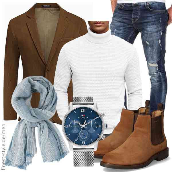 Top herren-Outfit im Finest-Trend-Style für ein selbstbewusstes Modegefühl mit tollen Produkten von COOFANDY,COOFANDY,Amaci&Sons,Tommy Hilfiger,DAMILY,GANT