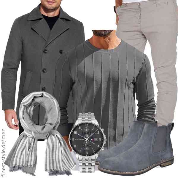 Top herren-Outfit im Finest-Trend-Style für ein selbstbewusstes Modegefühl mit tollen Produkten von COOFANDY,COOFANDY,Amaci&Sons,Tommy Hilfiger,DAMILY,Bruno Marc