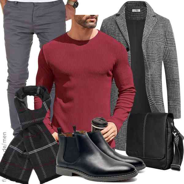 Top herren-Outfit im Finest-Trend-Style für ein selbstbewusstes Modegefühl mit tollen Produkten von COOFANDY,COOFANDY,Amaci&Sons,STILORD,sy soul young,Finishing & Sewing