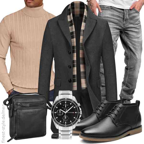 Top herren-Outfit im Finest-Trend-Style für ein selbstbewusstes Modegefühl mit tollen Produkten von ,COOFANDY,Amaci&Sons,Tommy Hilfiger,STILORD,Bruno Marc