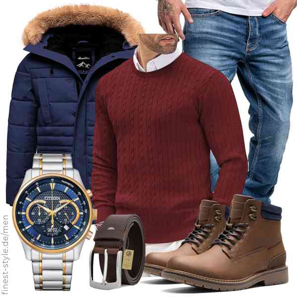 Top herren-Outfit im Finest-Trend-Style für ein selbstbewusstes Modegefühl mit tollen Produkten von Amaci&Sons,COOFANDY,Amaci&Sons,Citizen,LINDENMANN,Bruno Marc