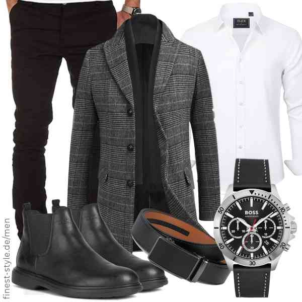 Top herren-Outfit im Finest-Trend-Style für ein selbstbewusstes Modegefühl mit tollen Produkten von COOFANDY,J.VER,Amaci&Sons,BOSS,VRLEGEND,Geox