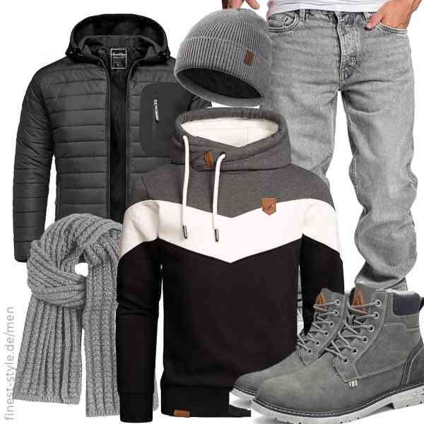 Top herren-Outfit im Finest-Trend-Style für ein selbstbewusstes Modegefühl mit tollen Produkten von ,Amaci&Sons,Amaci&Sons,FORVEVO,Wmcaps,Mishansha