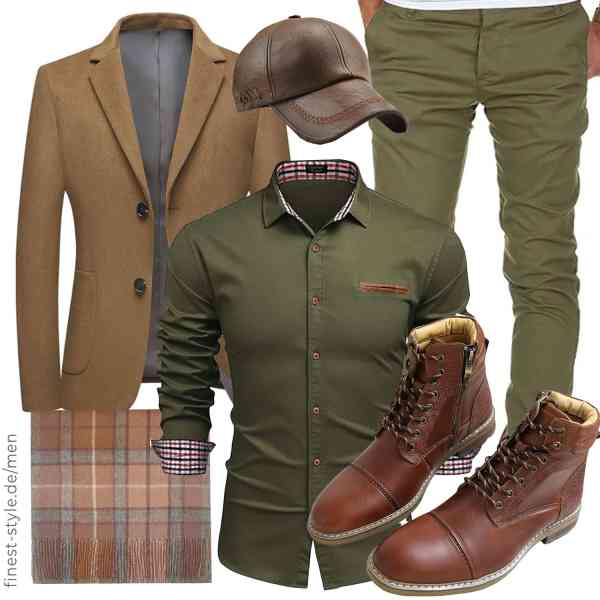 Top herren-Outfit im Finest-Trend-Style für ein selbstbewusstes Modegefühl mit tollen Produkten von Allthemen,COOFANDY,Amaci&Sons,Oxfords Cashmere,Ueither,Jamron