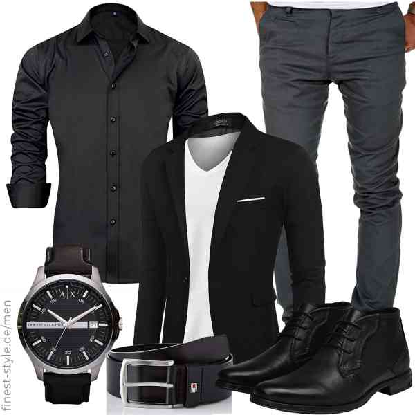 Top herren-Outfit im Finest-Trend-Style für ein selbstbewusstes Modegefühl mit tollen Produkten von COOFANDY,J.VER,Amaci&Sons,Armani Exchange,Tommy Hilfiger,rismart