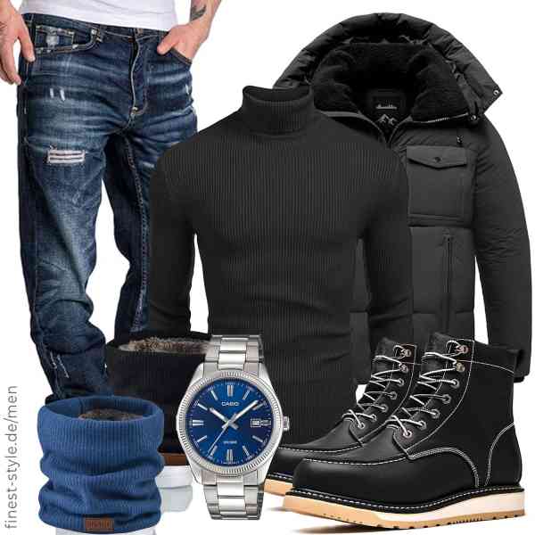 Top herren-Outfit im Finest-Trend-Style für ein selbstbewusstes Modegefühl mit tollen Produkten von ,COOFANDY,Amaci&Sons,Casio,NovForth,SL-Saint