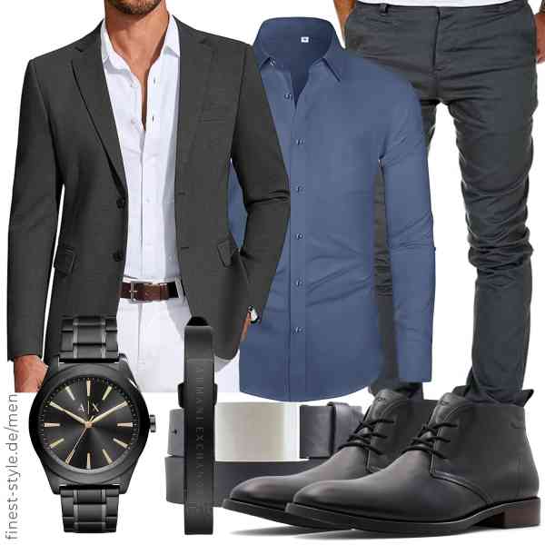 Top herren-Outfit im Finest-Trend-Style für ein selbstbewusstes Modegefühl mit tollen Produkten von COOFANDY,J.VER,Amaci&Sons,Armani Exchange,BELTINGER,ALDO