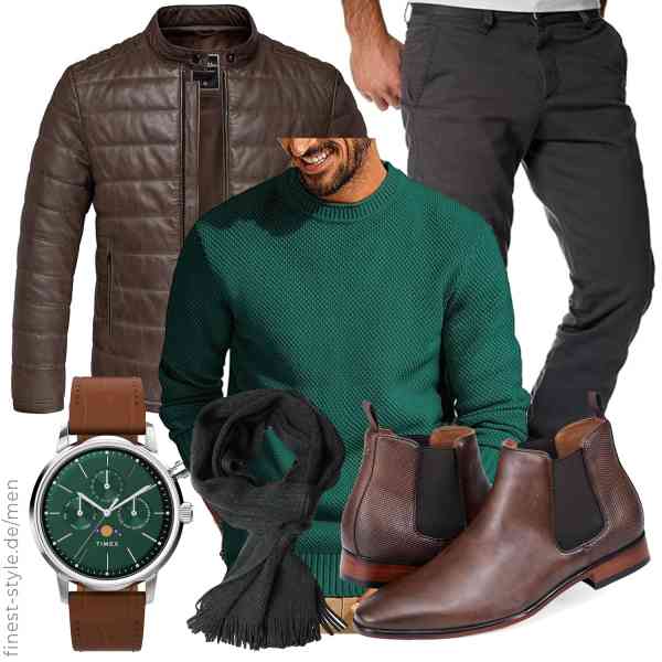 Top herren-Outfit im Finest-Trend-Style für ein selbstbewusstes Modegefühl mit tollen Produkten von Amaci&Sons,PJ PAUL JONES,Amaci&Sons,Timex,Rotfuchs,Tommy Hilfiger