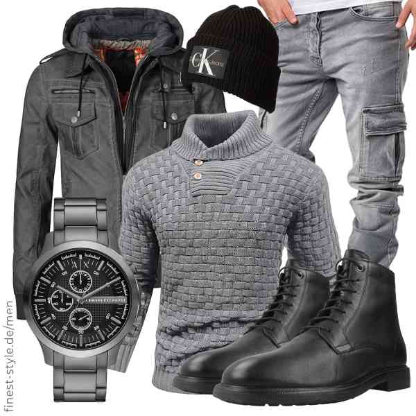 Top herren-Outfit im Finest-Trend-Style für ein selbstbewusstes Modegefühl mit tollen Produkten von Indicode,HYPESTFIT,Amaci&Sons,Armani Exchange,Calvin Klein Jeans,Geox