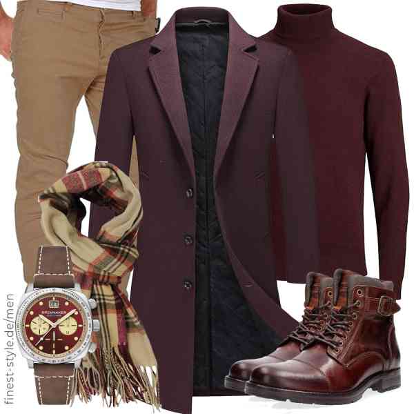 Top herren-Outfit im Finest-Trend-Style für ein selbstbewusstes Modegefühl mit tollen Produkten von MODFUL,JACK & JONES,Amaci&Sons,Spinnaker,Walniverse,JACK & JONES