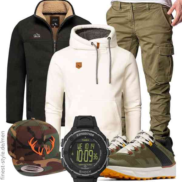 Top herren-Outfit im Finest-Trend-Style für ein selbstbewusstes Modegefühl mit tollen Produkten von Amaci&Sons,Amaci&Sons,Amaci&Sons,Timex,Baddery,Columbia