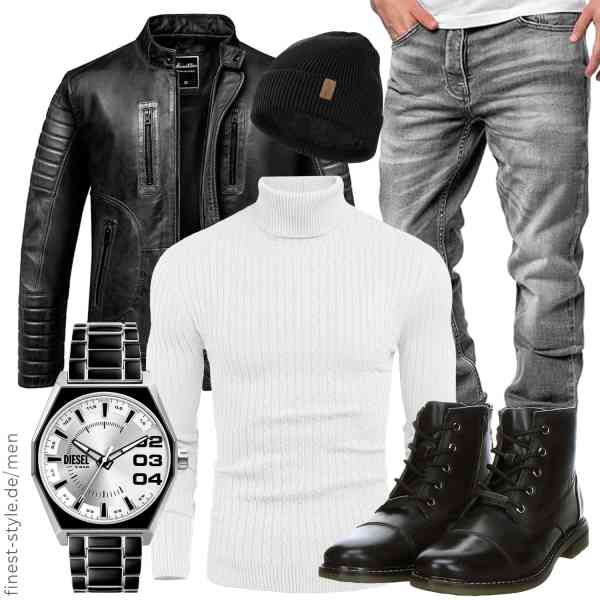Top herren-Outfit im Finest-Trend-Style für ein selbstbewusstes Modegefühl mit tollen Produkten von Amaci&Sons,COOFANDY,Amaci&Sons,Diesel,Wmcaps,bugatti