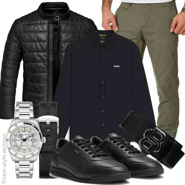 Top herren-Outfit im Finest-Trend-Style für ein selbstbewusstes Modegefühl mit tollen Produkten von Amaci&Sons,BOSS,Amaci&Sons,Spinnaker,BOSS,BOSS