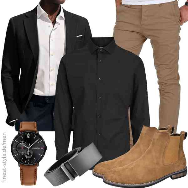 Top herren-Outfit im Finest-Trend-Style für ein selbstbewusstes Modegefühl mit tollen Produkten von PJ PAUL JONES,JACK & JONES,Amaci&Sons,Tommy Hilfiger,Chrissys-in,Bruno Marc