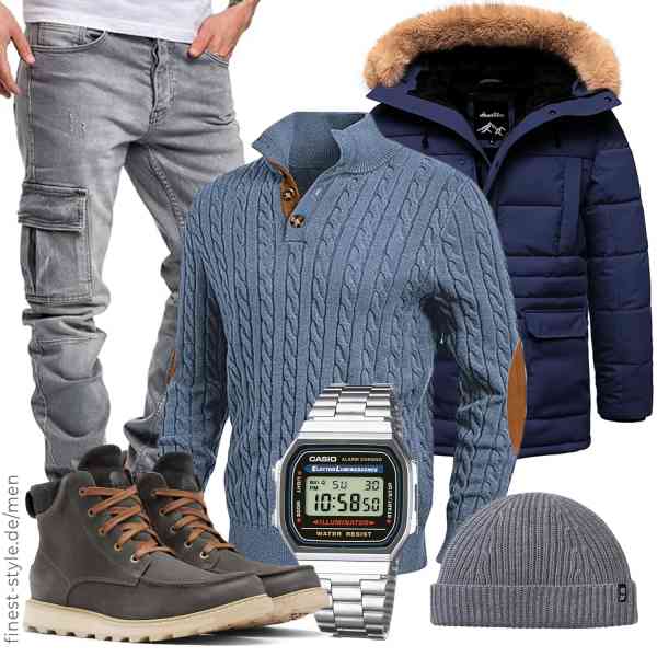 Top herren-Outfit im Finest-Trend-Style für ein selbstbewusstes Modegefühl mit tollen Produkten von Amaci&Sons,JMIERR,Amaci&Sons,Casio,Enter the Complex,Sorel