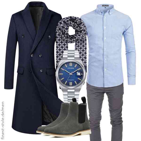 Top herren-Outfit im Finest-Trend-Style für ein selbstbewusstes Modegefühl mit tollen Produkten von Allthemen,PARKLEES,Amaci&Sons,Citizen,WANYING,SL-Saint