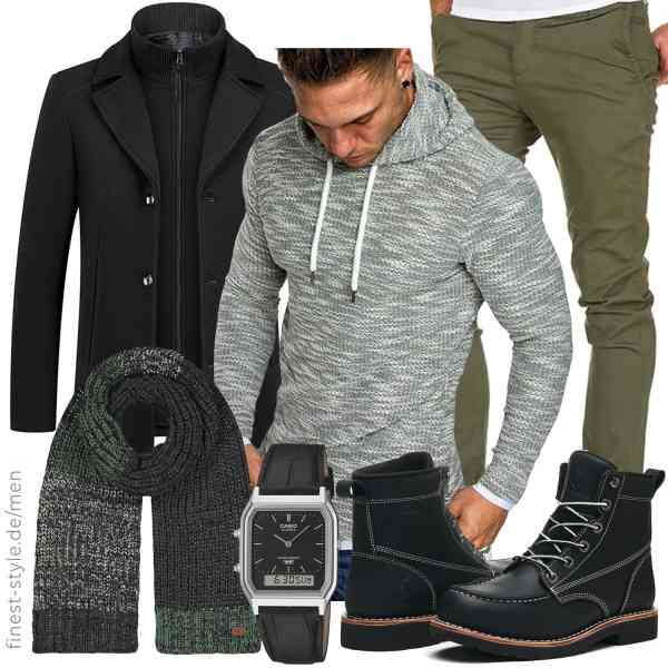 Top herren-Outfit im Finest-Trend-Style für ein selbstbewusstes Modegefühl mit tollen Produkten von KUDMOL,Amaci&Sons,Amaci&Sons,Casio,Barts,SL-Saint