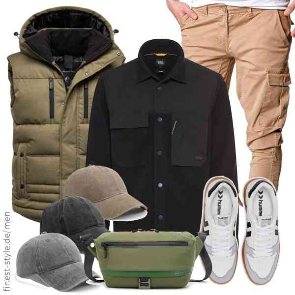 Top herren-Outfit im Finest-Trend-Style für ein selbstbewusstes Modegefühl mit tollen Produkten von Amaci&Sons,camel active,Amaci&Sons,BG FUTURE AESTHETICS,Utensilsto,hummel