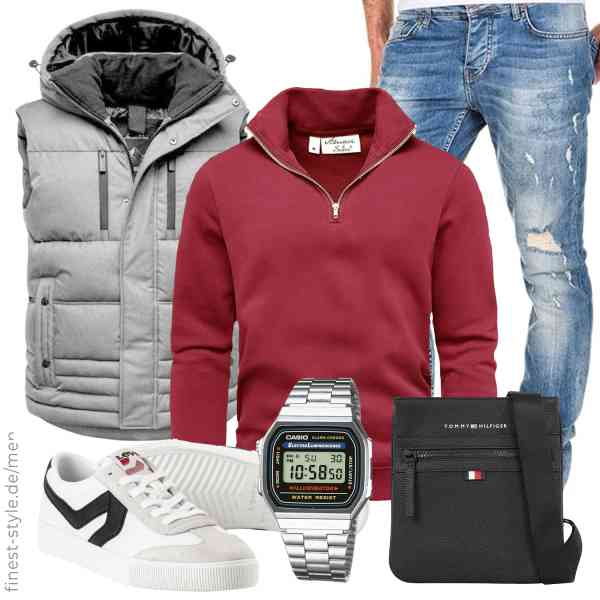 Top herren-Outfit im Finest-Trend-Style für ein selbstbewusstes Modegefühl mit tollen Produkten von Amaci&Sons,Amaci&Sons,Amaci&Sons,Casio,Tommy Hilfiger,Levi\'s