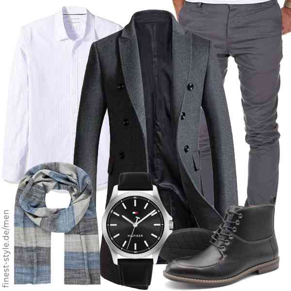 Top herren-Outfit im Finest-Trend-Style für ein selbstbewusstes Modegefühl mit tollen Produkten von FTCayanz,Amazon Essentials,Amaci&Sons,Tommy Hilfiger,LINDENMANN,Finishing & Sewing