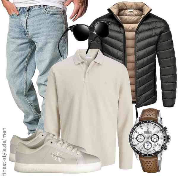Top herren-Outfit im Finest-Trend-Style für ein selbstbewusstes Modegefühl mit tollen Produkten von Amaci&Sons,JACK & JONES,Amaci&Sons,Festina,Joopin,Calvin Klein