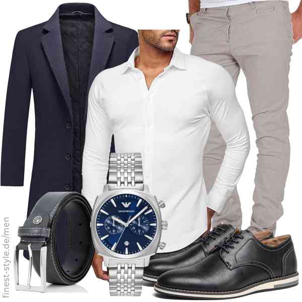 Top herren-Outfit im Finest-Trend-Style für ein selbstbewusstes Modegefühl mit tollen Produkten von MODFUL,ELDO COLLECTION,Amaci&Sons,Emporio Armani,LINDENMANN,MEIJIANA
