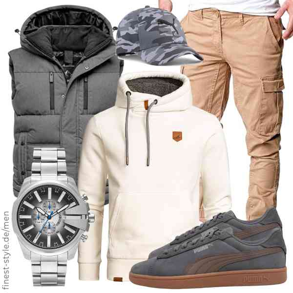 Top herren-Outfit im Finest-Trend-Style für ein selbstbewusstes Modegefühl mit tollen Produkten von Amaci&Sons,Amaci&Sons,REPUBLIX,Diesel,PUMA,PUMA