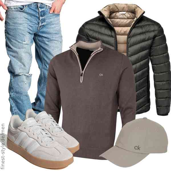 Top herren-Outfit im Finest-Trend-Style für ein selbstbewusstes Modegefühl mit tollen Produkten von ,Calvin Klein,Amaci&Sons,Calvin Klein,adidas