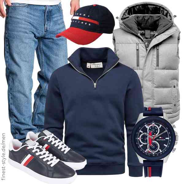 Top herren-Outfit im Finest-Trend-Style für ein selbstbewusstes Modegefühl mit tollen Produkten von Amaci&Sons,Amaci&Sons,Amaci&Sons,Tommy Hilfiger,Tommy Hilfiger,Tommy Hilfiger