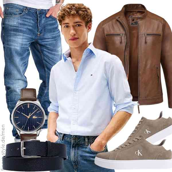 Top herren-Outfit im Finest-Trend-Style für ein selbstbewusstes Modegefühl mit tollen Produkten von Amaci&Sons,Tommy Hilfiger,Amaci&Sons,Lacoste,,