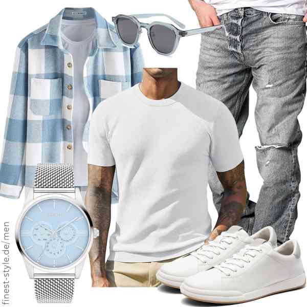 Top herren-Outfit im Finest-Trend-Style für ein selbstbewusstes Modegefühl mit tollen Produkten von ZAFUL,COOFANDY,Amaci&Sons,s.Oliver,kachawoo,Bruno Marc