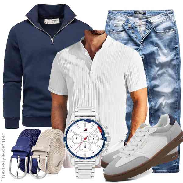 Top herren-Outfit im Finest-Trend-Style für ein selbstbewusstes Modegefühl mit tollen Produkten von ,,,,,