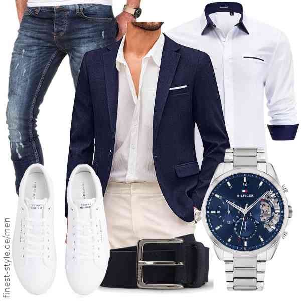 Top herren-Outfit im Finest-Trend-Style für ein selbstbewusstes Modegefühl mit tollen Produkten von ,HISDERN,,Tommy Hilfiger,,Tommy Hilfiger