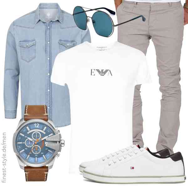 Top herren-Outfit im Finest-Trend-Style für ein selbstbewusstes Modegefühl mit tollen Produkten von Tommy Hilfiger,,Emporio Armani,Amaci&Sons,Diesel,Marc Jacobs,Tommy Hilfiger,,Emporio Armani,Amaci&Sons,Diesel,Marc Jacobs,Tommy Hilfiger
