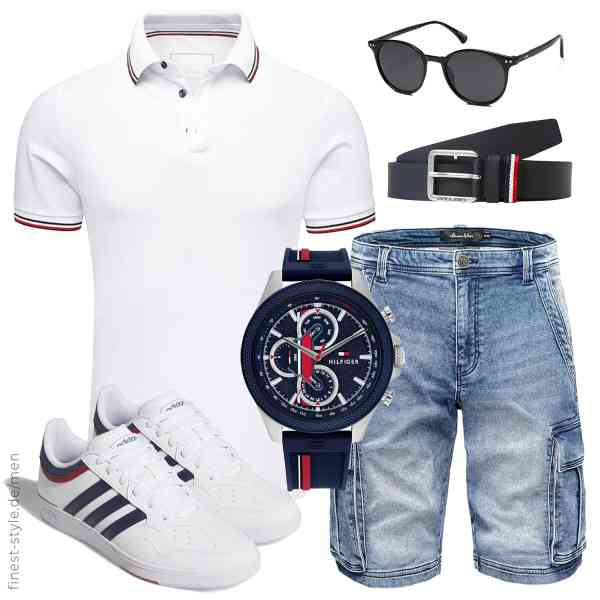 Top herren-Outfit im Finest-Trend-Style für ein selbstbewusstes Modegefühl mit tollen Produkten von ,Amaci&Sons,Tommy Hilfiger,JACK & JONES,SOJOS,adidas